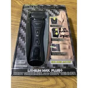 Mangroomer Lithium Max Plus Body Groomer, Ball & Body Trimmer Brand New Sealed
